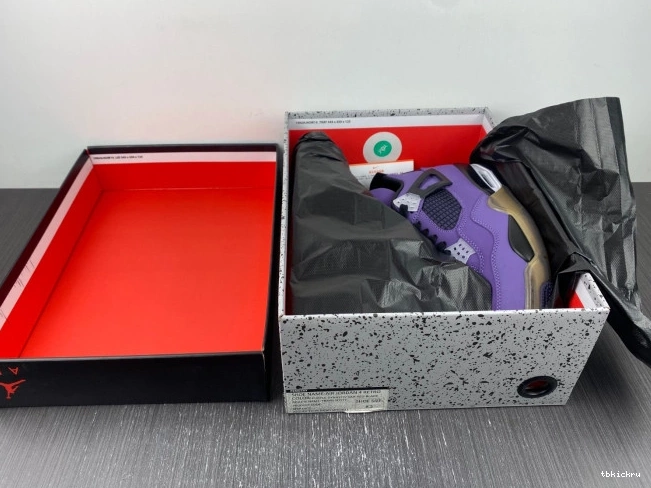 Reps TBkick and Family) Retro 4 (Friends Jordan 766296 LN4 Scott Travis Purple 0812